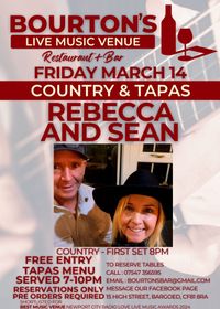 Country and Tapas Night with Rebecca Richards