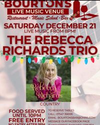 Rebecca Richards Trio live at Bourton's