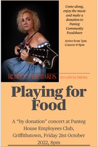 Playing for Food - A "by donation" concert for Panteg Community Foodshare