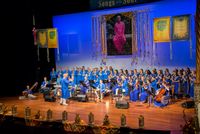 Laila sings solo with Gandharva Loka (International World Music Orchestra)
