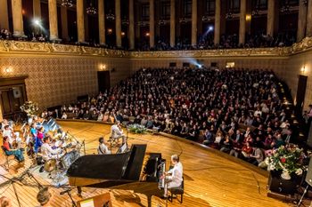 Rudolfenum Concert Hall in Prague. Sahadeva Ensemble
