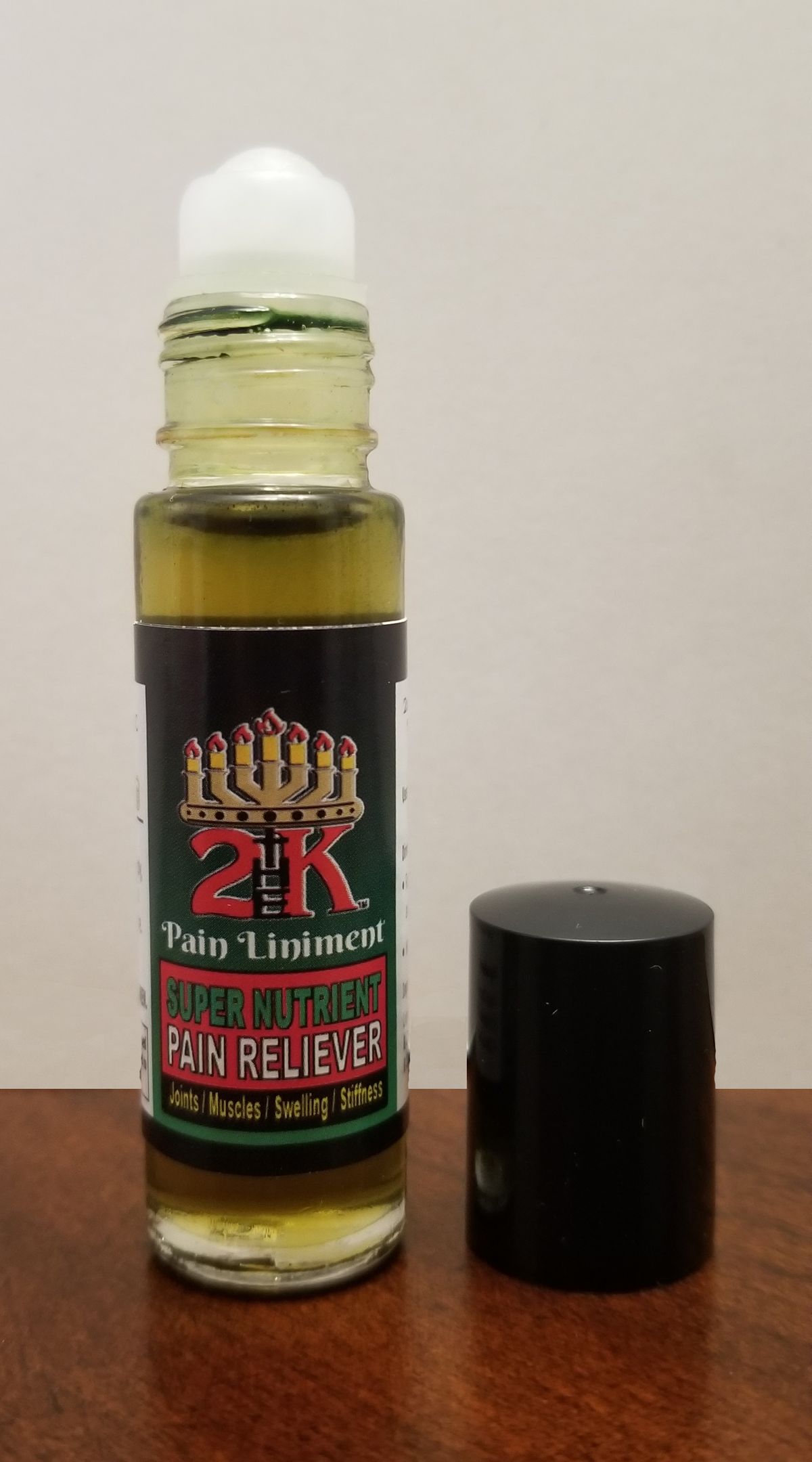 2K - Super Nutrient Pain Reliever - .33 oz. (10 ml) Roll-On bottle