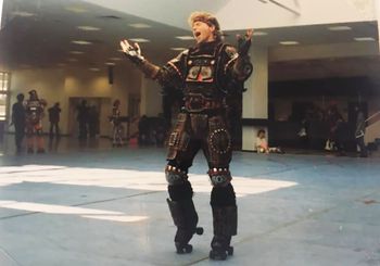 Starlight Express rehearsal
