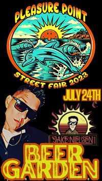 Pleasure Point Street Fair.  JN Live in the BEER GARDEN