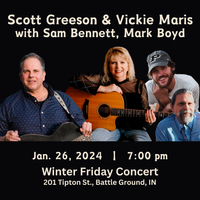Winter Friday Concert | Vickie Maris & Scott Greeson with Sam Bennett and Mark Boyd