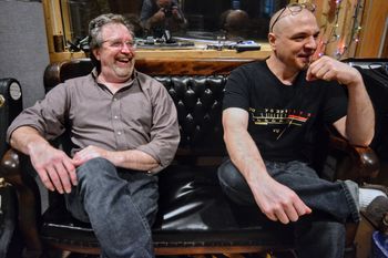 Cracking a joke during the photo shoot for the interview. Photo © Renss Greene for Loudoun Now
