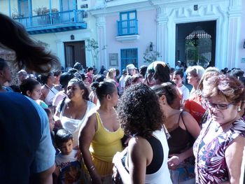 Day of the Concert..People waiting outside! God performed miracles here!
