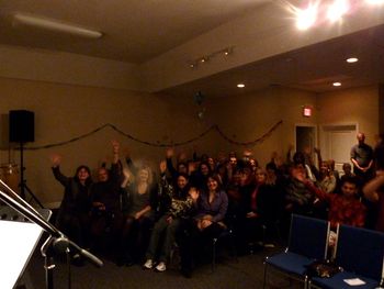 Deborah took pictures of the people who came to the Channukah Concert at City of David Messianic Synagogue, Toronto, Canada. This is the left side :-)
