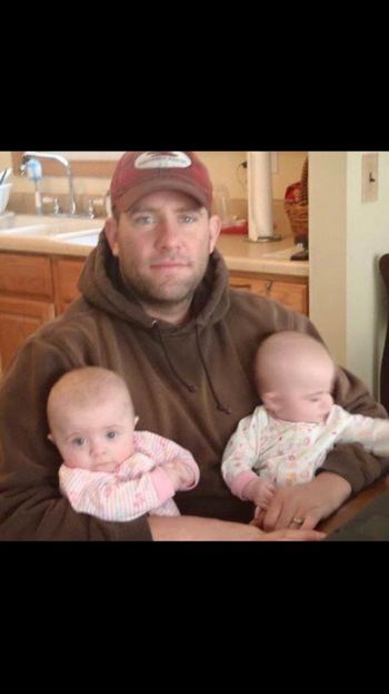 Favorite picture of my son and his twins
