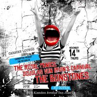 The Bonstones supporting The Royal Panics, with Douglas Von Irvin's Carnival