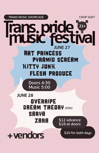 Zara at Trans Pride Music Festival