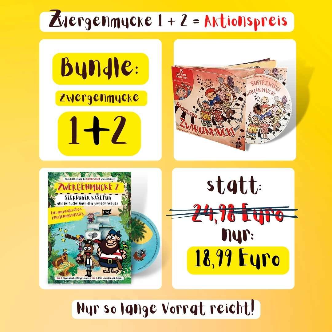 Aktionspaket Zwergenmucke 1 + 2 NUR 18,99 €