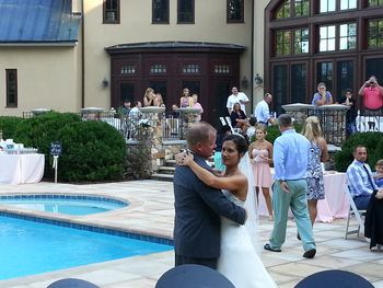The First dance of the new Mr and Mrs Long.
