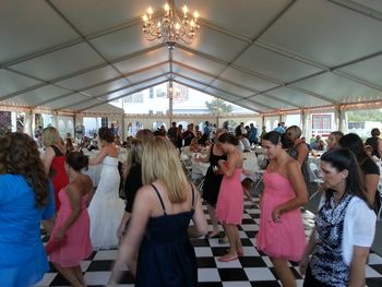 Cupid Shuffle at the McCarter wddding.

