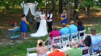 Renee & Jess Ceremony Pochontas Park 2015

