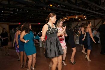 A little line dance at the Moran Wedding.
