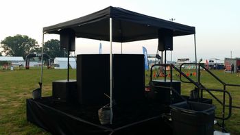 The set up for Tough Mudder Doswell VA 2015
