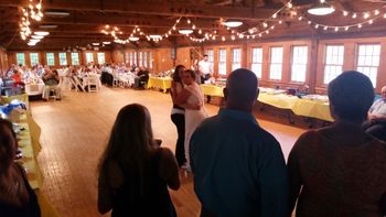 Happy Couple first dance Pocohontas State Park VA 2015
