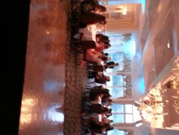 Father giving speech to daughter (Sweet 16)
