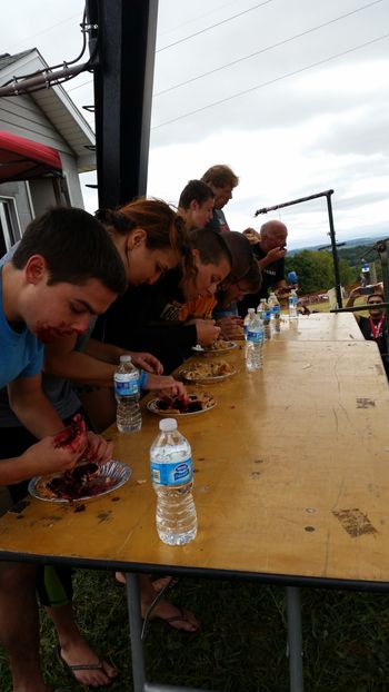 Some Pie Eating Contest Rugged Maniac Southern Indiana 2015
