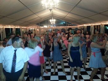 Wedding Reception at Amber Grove.
