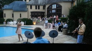 The Kids of Mr and Mrs long doing a special performance at the reception.
