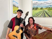 Peter Filice Duo with Bob McBain at Roche Winery, Sonoma