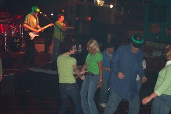 Doing the Leprechaun shuffle!
