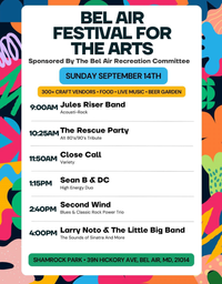 Sean B and DC at Bel Air Festival for the Arts