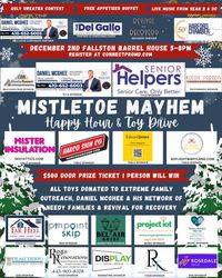 MISTLETOE MAYHEM - Toy Drive Benefit Event at Fallston Barrel House with music by Sean B and DC