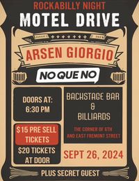 Rockabilly Night at Backstage Bar and Billiards - Las Vegas