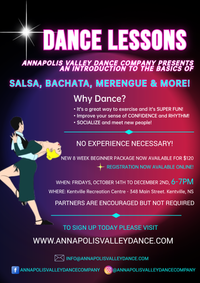 Latin Dance Lessons - Beginner - 8 week series each Friday (SOLD OUT)