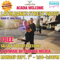 Acadia Welcome Latin Street Dance Party