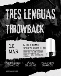 Tres Lenguas Throwback - Pop Punk & Spanish Rock Night
