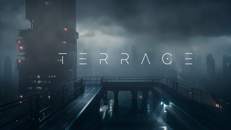 Terrace cinematic ambient music video with futuristic rooftop cityscape by Soundgear
