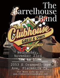 The Barrelhouse Band Live at Club House Grille & Spirits
