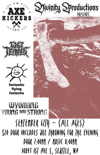 Wet Temple// Fantastic Flying Foelschs//Wyoming Young and Strong