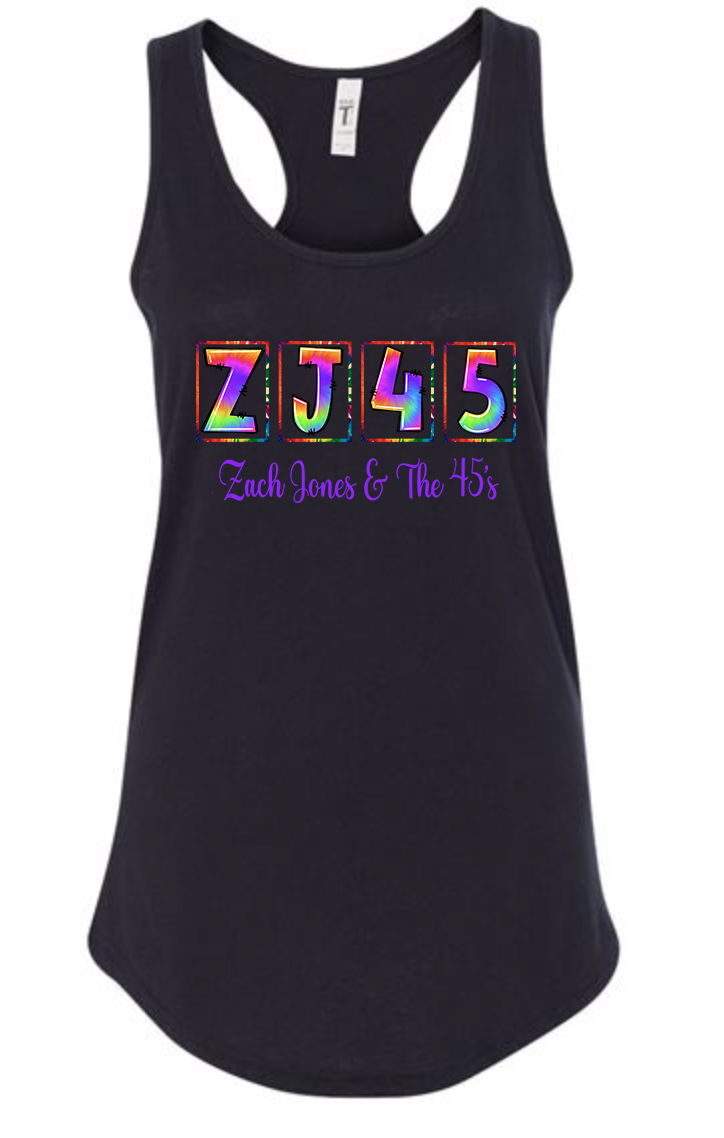 ZJ45 Tie Dye Racerback Tank