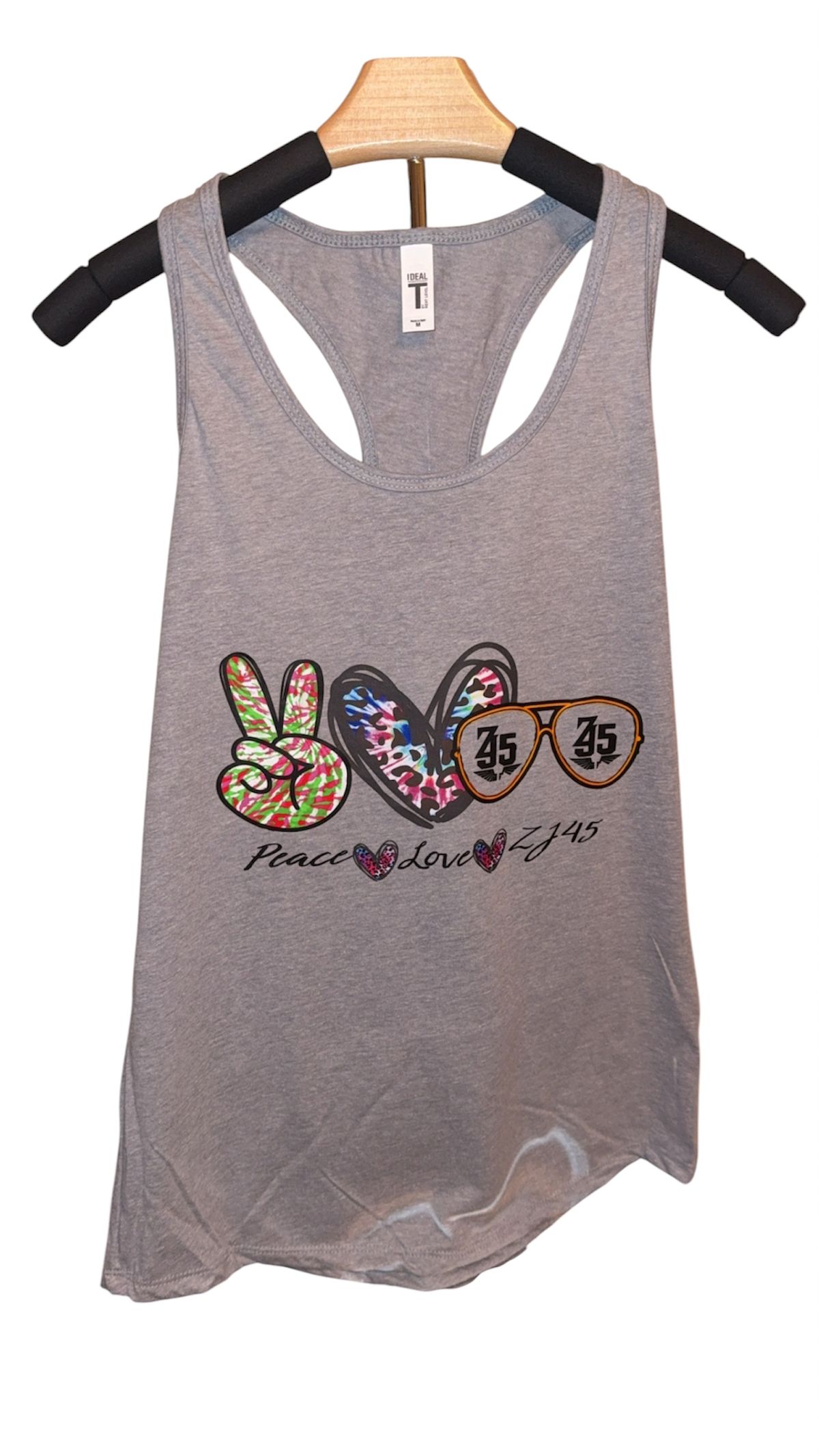 Tank Top -Peace,Love & ZJ45