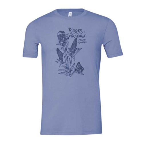CREW NECK T-SHIRT UNISEX JERSEY – BLUE