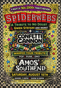 Spiderwebs with Confetti Cannon