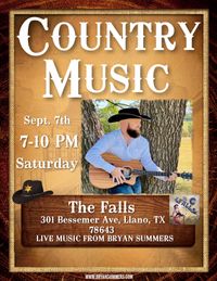Bryan Summers Live at The Falls