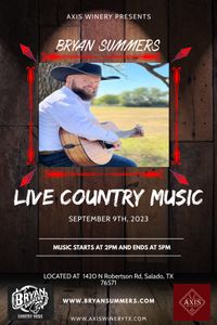 Bryan Summers at Axis Winery