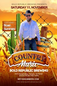 Bryan Summers Live at Bold Republic Brewing