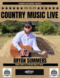 Bryan Summers Live at Florence Beer Market