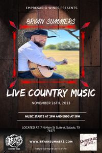 Bryan Summers at Empresario Wines