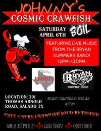 THE BRYAN SUMMERS BAND LIVE AT jOHNNY'S OUTBACK IN SALADO!