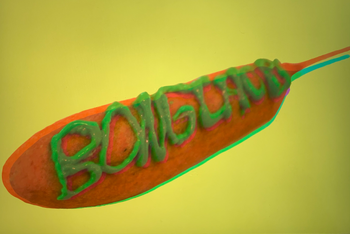 Bongchops' Corn dog logo from the Dijonnaise release in 2021
