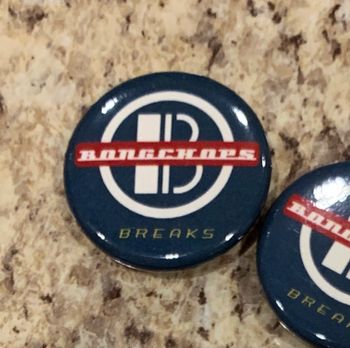 Fried Beats buttons, man
