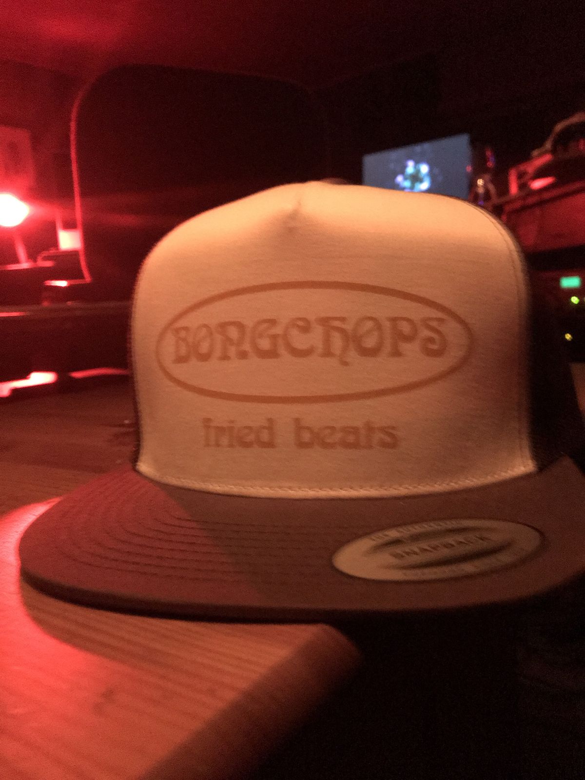 Bongchops! Fried Beats Trucker hat snapback